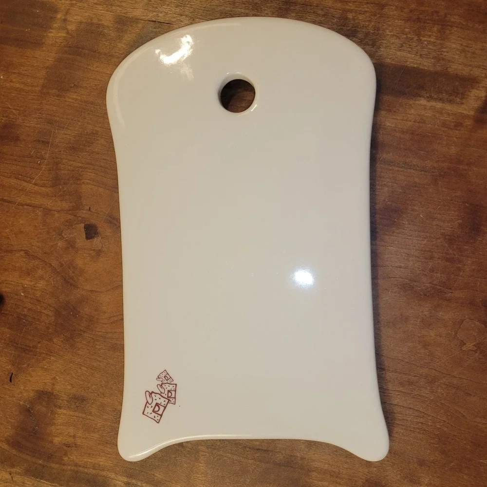 BREAD PROFILE STYLE CUTTING BOARD HOTPLATE TRIVET STONEWARE CHEESE SERVE 10 3/4